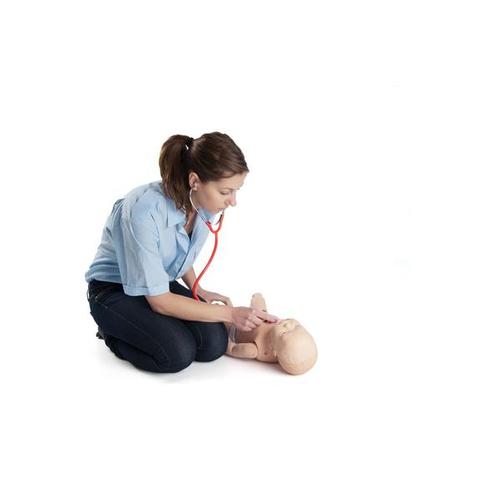 365-05050,護理嬰兒,Nursing Baby,Laerdal ,用途:護理嬰兒模型外型為 3 個月大的嬰兒，可提供醫護團隊聽診訓練、血管內與
骨內注射技巧、囟門評估、導尿練習與一般兒科照護訓練。