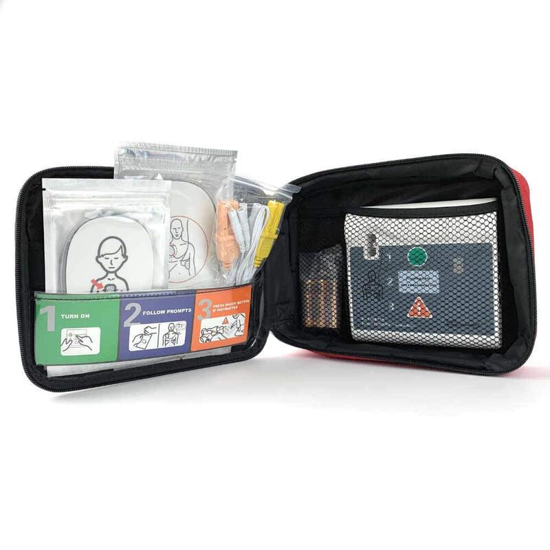 wnl-wl120es10攜帶式AED訓練套組，僅提供模擬如何使用AED訓練用途，無法用於患者去顫使用。 