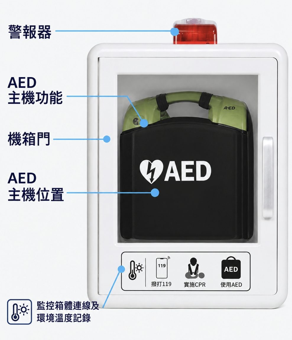 AED物聯網智能監控櫃