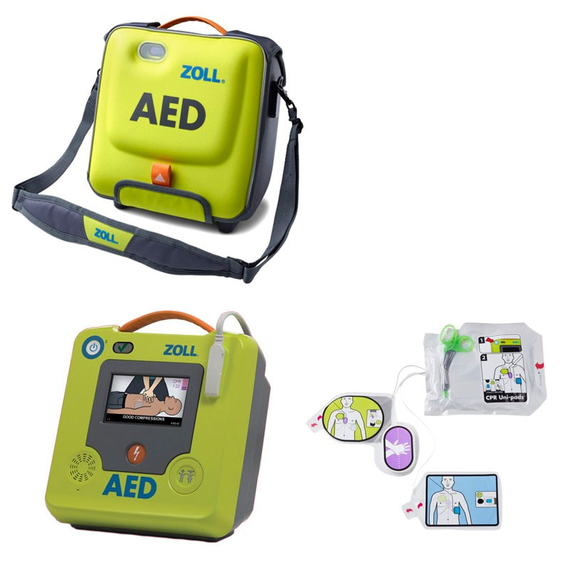 廠牌:ZOLL(美國)
型號:AED 3
心臟電擊器,自動體外心臟電擊去顫器,AED租賃,AED買斷zoll，消防隊 AED，AED神救援，觀光工廠昏倒，傻瓜電擊器派上用場，健身房AED

自動體外心臟電擊去顫器Automated External Defibrillator，「AED」
衛部醫器輸字第031203號
